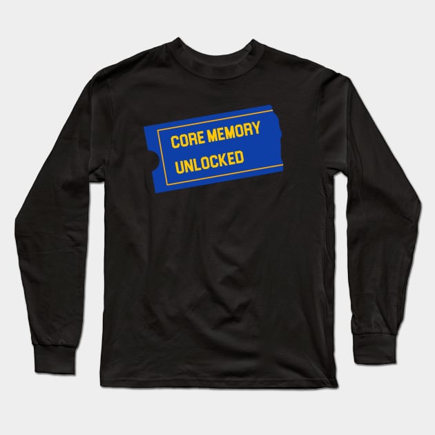 Core Memory Unlocked Long Sleeve T-Shirt by Thrill Me Podcast Network